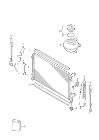 L5Q0121251T-RADIATOR VW-BORA/AUDI/SKODA