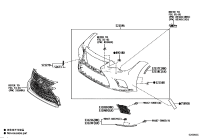 521195A997-COVER, FRONT BUMPER