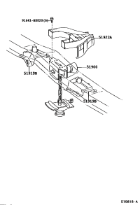 5190060280-CARRIER ASSY, SPARE WHEEL