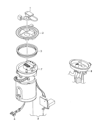 5QD906093A-CONTROL UNIT FOR FUEL PUMP