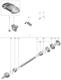 99133202450-Shaft, half swing