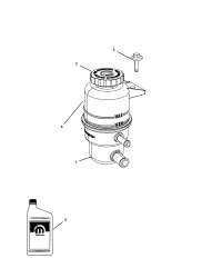 5105338AB-RESERVOIR POWER STEERING FLUID