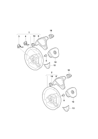 5NG419091CCYT-Multifunction steering wheel (leather)