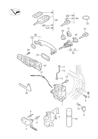 7E1837015B-Door lock