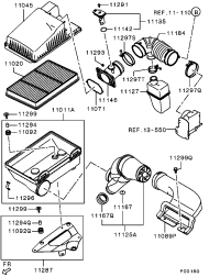 MR481402-PRE CLEANER ASSY