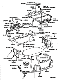 904670502001-CLIP (FOR ROOF SIDE GARNISH),RH/LH