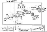 4120435041-FLANGE SUB-ASSY, REAR DRIVE PINION COMPANION, REAR