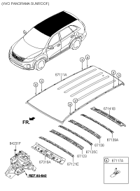 671132P700-PANEL-ROOF FRONT