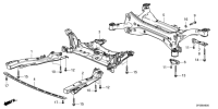 503003E5H00-SUBFRAME ASSY,RR