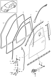 97053101100GRV-Door sub-assy
