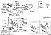 5214642030-STAY, FRONT BUMPER, NO.2 LH