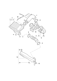 2QD129509-PORSCHE CAYENNEAIR DUCT CENTRE