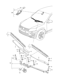 7P0955559E-Sensor, rain & humidity