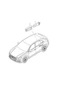 4M0907273B-Cont unit, tire pressure monitor