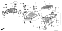 17201RLF000-Case set, air cleane
