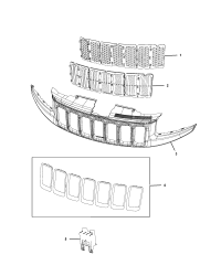 68143075AB-(F)BEZEL ADAPTIVE CRUISE CONTROL