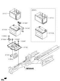 371123S100-Insulator, battery