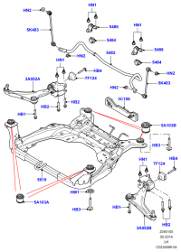 CONTROL ARM FRT LFT-RR IV