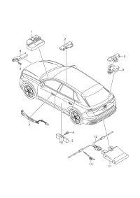 4M0907176-Bracket-antenna