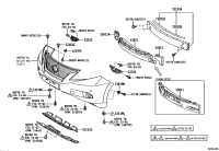 5213148110-REINFORCEMENT, FRONT BUMPER