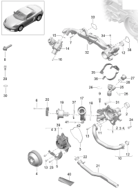 0PC121091-Seal water pump