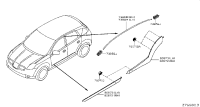 808702GJ0A-MOULDING-FRONT DOOR,RH