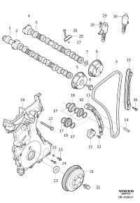 31251342-GASKET,CYL HEAD RH-L494