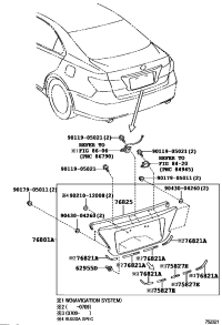 7680133122C1-GARNISH SUB-ASSY