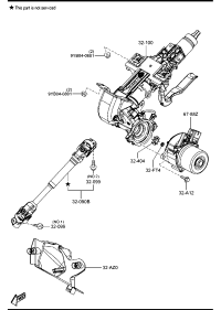 BKC332AB0-SHAFT, INTERMEDIATE