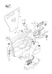 4M886716524A-Armrest ghost (black)