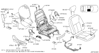 871053WU0A-FRAME & ADJUSTER ASSY-FRONT SEAT,RH