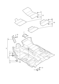 80B864777B4PK-Cover, step ghost (black)