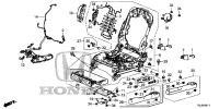 81106TA0000ZM-Cover, seat inner base, rear