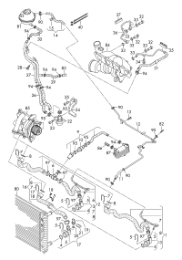 1K0122101LA-HOSE/RADIATOR/AUDI-A3/VW-JETTA