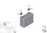 61219321815-Original BMW AGM battery