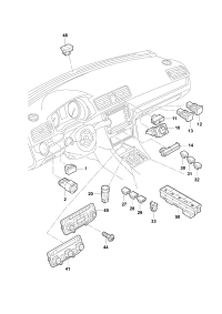 56D941334-Adjuster, instrument illumination and lighting distance adjusting device