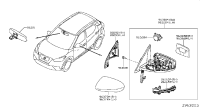 963015RF0D-MIRROR ASSY-OUT