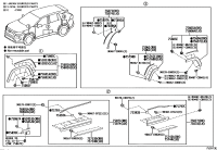 750610R050-Moulding set, outside