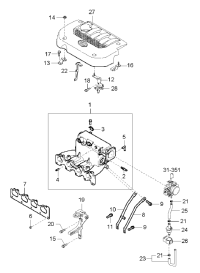 327952D100-CLAMP-ACCELERATOR CABLE