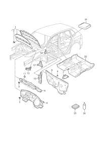 5NA863831-Damper assy-hood