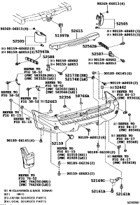 521590C905-COVER, RR BUMPER