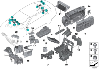 61139331168-Bracket fuse box