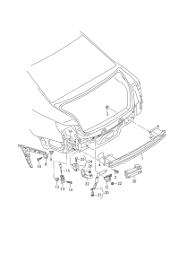 8W0807309-Frame compl f obk