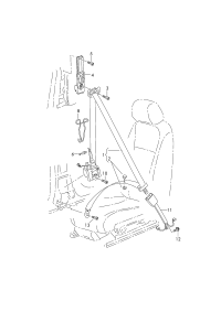 5NB857705A-3-point s/belt w h o * * * * * *