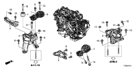 50401TLAA02-Damper, engine panel