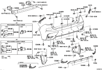 5215976904-COVER, REAR BUMPER