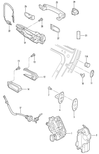 L16D839015-AUDI TT MK2 WINDOW MECHANISM