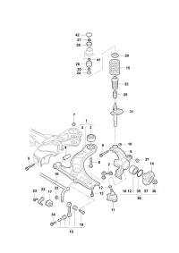 RUBBER BUFFER-SUSPENSION