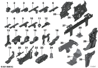 61139118895-Housing, bracket plug