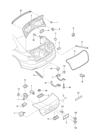L16D827550-GAS SPRING VW TIGUAN